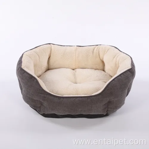 Popular Fashion Pet Bed Cotton Velvet Dog Bed